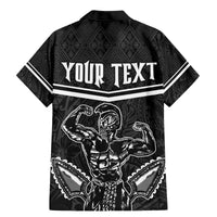 Custom Hawaii Warrior Family Matching Mermaid Dress and Hawaiian Shirt Kakau Quilt Pattern LT03 - Polynesian Pride