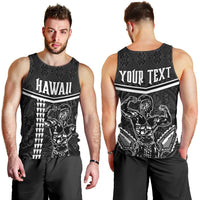 Custom Hawaii Warrior Men Tank Top Kakau Quilt Pattern LT03 - Polynesian Pride