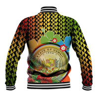 Hawaii Womens Day Wahine Baseball Jacket Strong Beautiful Woman with Kakau Style LT03 - Polynesian Pride