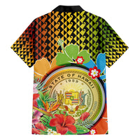 Hawaii Womens Day Wahine Family Matching Short Sleeve Bodycon Dress and Hawaiian Shirt Strong Beautiful Woman with Kakau Style LT03 - Polynesian Pride