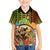 Hawaii Womens Day Wahine Family Matching Short Sleeve Bodycon Dress and Hawaiian Shirt Strong Beautiful Woman with Kakau Style LT03 Son's Shirt Red - Polynesian Pride
