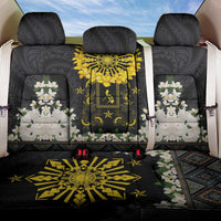 Flores de Mayo and Filipino Fiesta Back Car Seat Cover The Sun-Jasmine and Polynesian Yakan Tattoo Barong Style