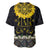 Flores de Mayo and Filipino Fiesta Baseball Jersey The Sun-Jasmine and Polynesian Yakan Tattoo Barong Style