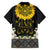 Flores de Mayo and Filipino Fiesta Family Matching Short Sleeve Bodycon Dress and Hawaiian Shirt The Sun-Jasmine and Polynesian Yakan Tattoo Barong Style