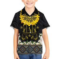 Flores de Mayo and Filipino Fiesta Hawaiian Shirt The Sun-Jasmine and Polynesian Yakan Tattoo Barong Style