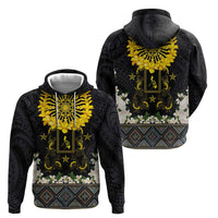 Flores de Mayo and Filipino Fiesta Hoodie The Sun-Jasmine and Polynesian Yakan Tattoo Barong Style
