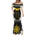 Flores de Mayo and Filipino Fiesta Mermaid Dress The Sun-Jasmine and Polynesian Yakan Tattoo Barong Style
