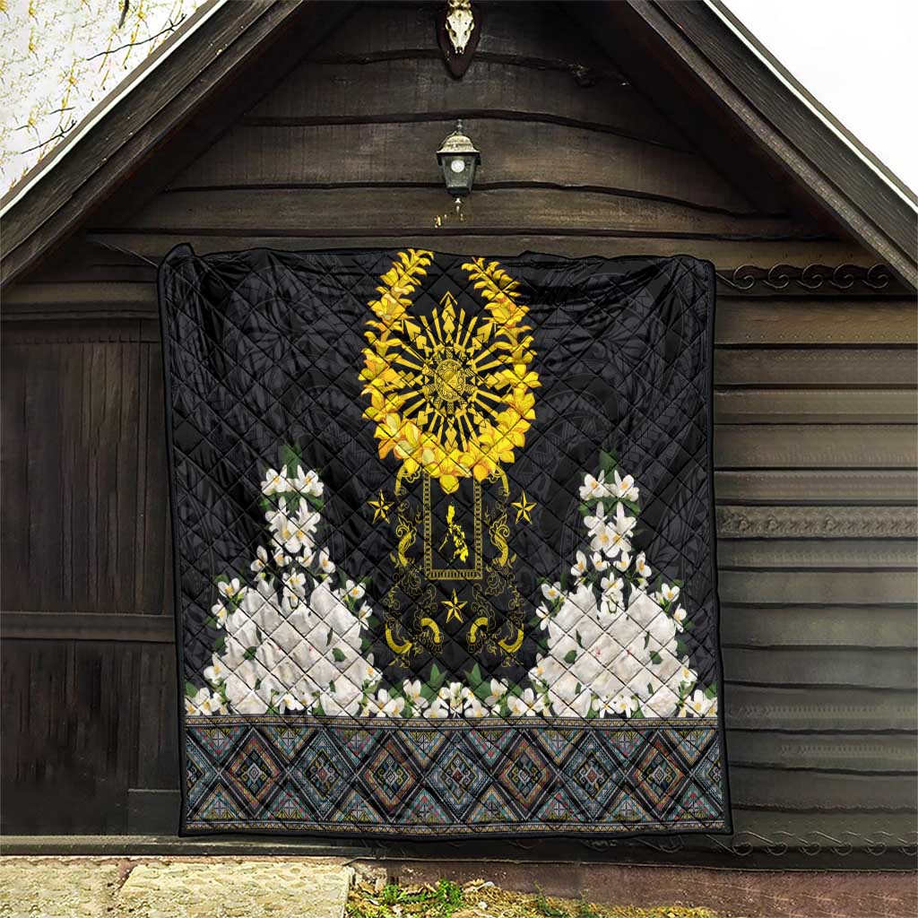 Flores de Mayo and Filipino Fiesta Quilt The Sun-Jasmine and Polynesian Yakan Tattoo Barong Style LT03 - Polynesian Pride