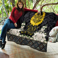 Flores de Mayo and Filipino Fiesta Quilt The Sun-Jasmine and Polynesian Yakan Tattoo Barong Style LT03 - Polynesian Pride