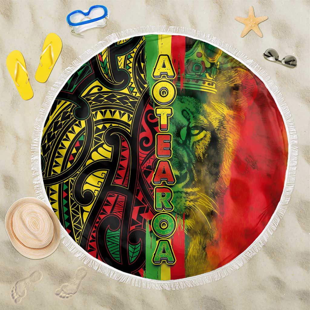 Aotearoa Reggae Beach Blanket Maori Reggae-One Love