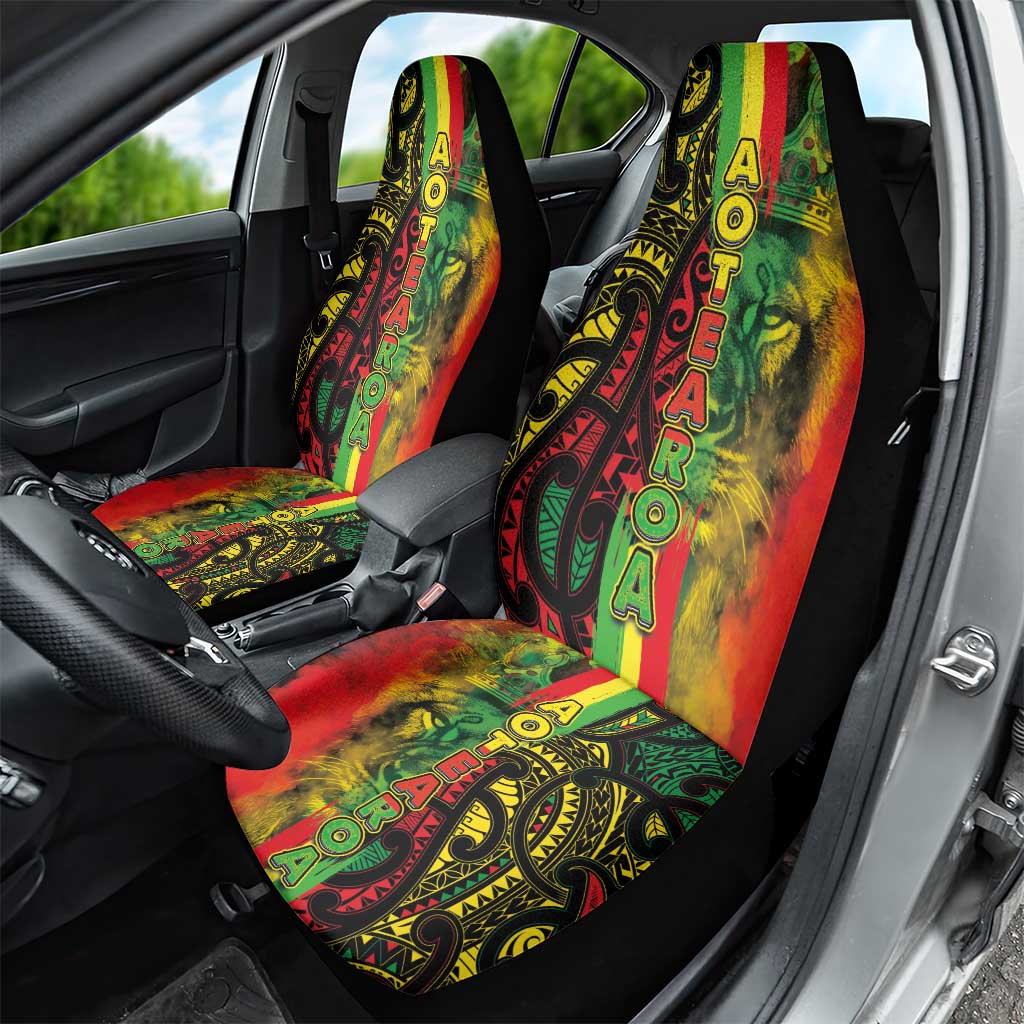 Aotearoa Reggae Car Seat Cover Maori Reggae-One Love