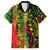 Aotearoa Reggae Family Matching Tank Maxi Dress and Hawaiian Shirt Maori Reggae-One Love