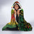 Aotearoa Reggae Hooded Blanket Maori Reggae-One Love