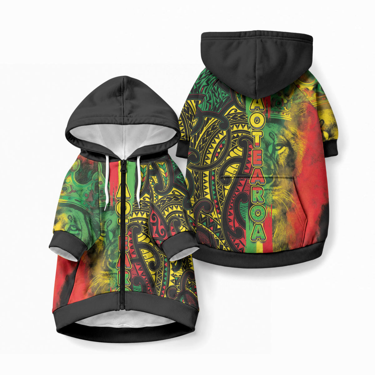 Aotearoa Reggae Pet Hoodie