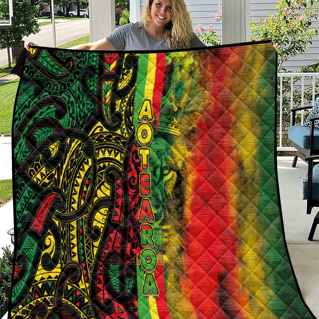 Aotearoa Reggae Quilt Maori Reggae-One Love