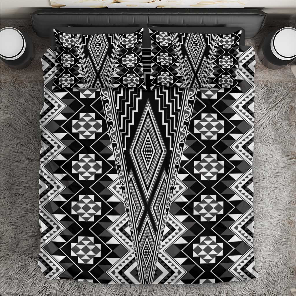 Aotearoa Tukutuku and Poutama Motif Classic Bedding Set