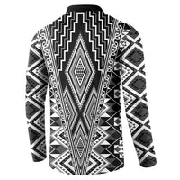 Aotearoa Tukutuku and Poutama Motif Classic Button Sweatshirt