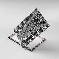 Aotearoa Tukutuku and Poutama Motif Classic Canvas Wall Art