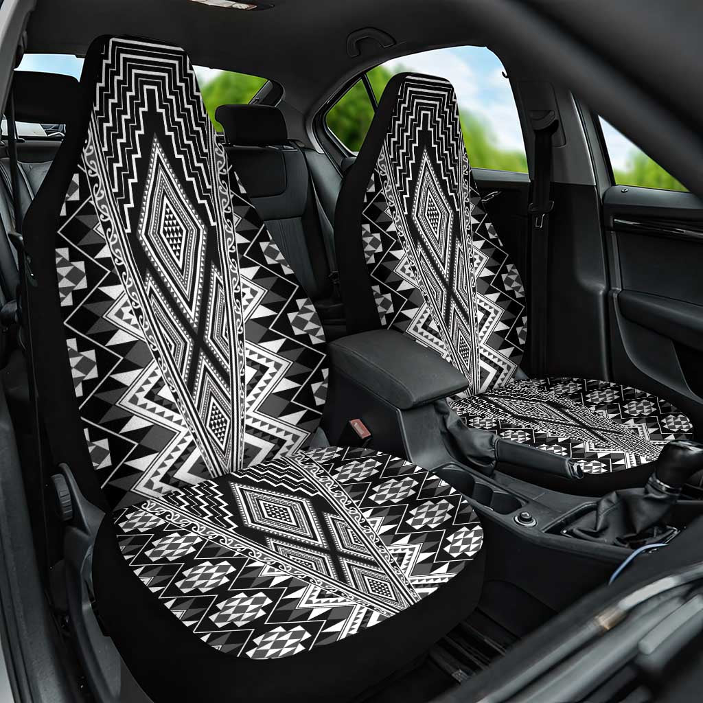 Aotearoa Tukutuku and Poutama Motif Classic Car Seat Cover