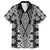 Aotearoa Tukutuku and Poutama Motif Classic Family Matching Tank Maxi Dress and Hawaiian Shirt