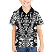 Aotearoa Tukutuku and Poutama Motif Classic Hawaiian Shirt