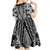 Aotearoa Tukutuku and Poutama Motif Classic Kid Short Sleeve Dress