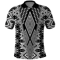 Aotearoa Tukutuku and Poutama Motif Classic Polo Shirt