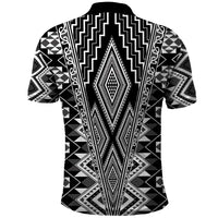 Aotearoa Tukutuku and Poutama Motif Classic Polo Shirt