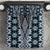 Blue Aotearoa Tukutuku and Poutama Motif Bedding Set