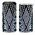 Blue Aotearoa Tukutuku and Poutama Motif 4 in 1 Can Cooler Tumbler