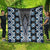 Blue Aotearoa Tukutuku and Poutama Motif Quilt