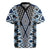 Blue Aotearoa Tukutuku and Poutama Motif Rugby Jersey