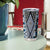 Blue Aotearoa Tukutuku and Poutama Motif Tumbler Cup