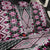 Pink Aotearoa Tukutuku and Poutama Motif Back Car Seat Cover