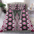 Pink Aotearoa Tukutuku and Poutama Motif Bedding Set