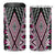 Pink Aotearoa Tukutuku and Poutama Motif 4 in 1 Can Cooler Tumbler