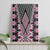 Pink Aotearoa Tukutuku and Poutama Motif Canvas Wall Art