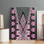 Pink Aotearoa Tukutuku and Poutama Motif Canvas Wall Art