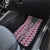 Pink Aotearoa Tukutuku and Poutama Motif Car Mats