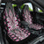 Pink Aotearoa Tukutuku and Poutama Motif Car Seat Cover