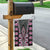 Pink Aotearoa Tukutuku and Poutama Motif Garden Flag