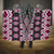 Pink Aotearoa Tukutuku and Poutama Motif Hooded Blanket