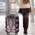 Pink Aotearoa Tukutuku and Poutama Motif Luggage Cover