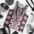 Pink Aotearoa Tukutuku and Poutama Motif Men Tank Top