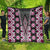 Pink Aotearoa Tukutuku and Poutama Motif Quilt