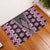 Pink Aotearoa Tukutuku and Poutama Motif Rubber Doormat