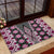 Pink Aotearoa Tukutuku and Poutama Motif Rubber Doormat