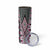 Pink Aotearoa Tukutuku and Poutama Motif Skinny Tumbler