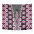 Pink Aotearoa Tukutuku and Poutama Motif Tapestry