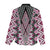 Pink Aotearoa Tukutuku and Poutama Motif Women Casual Shirt